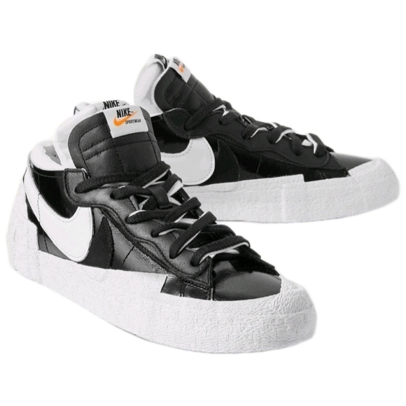 Nike Other - Nike Sacai x Blazer Low 'Black Patent' Men's Size 10 ( EUC )